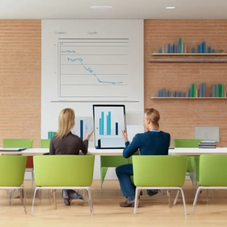 Kleingruppe arbeitet an Cashflow-Modell